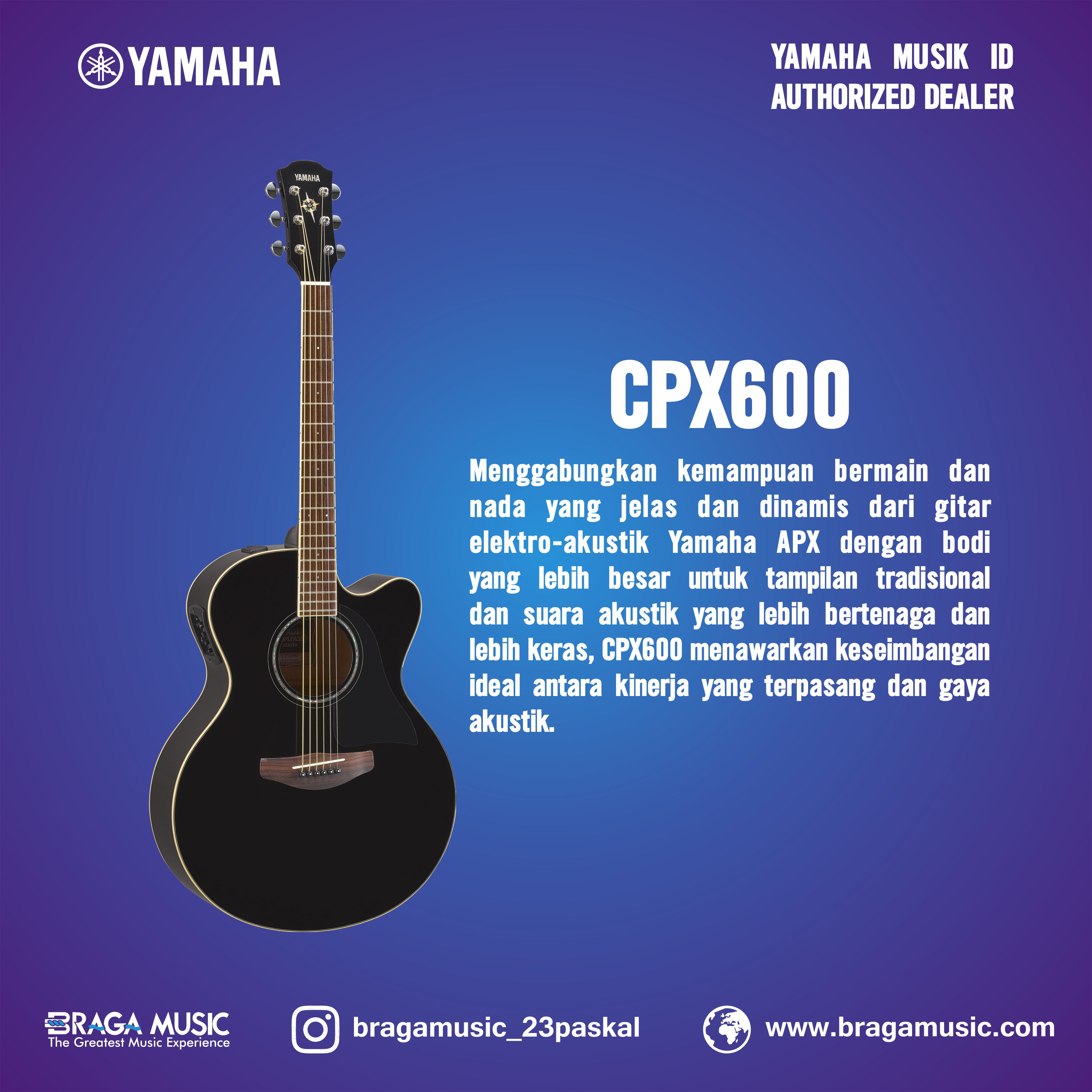 yamaha cpx600 black